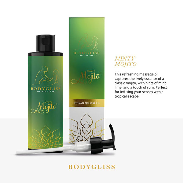 Bodygliss - Nuddolía og sleipiefni (Mojito) 150ml - Hermosa