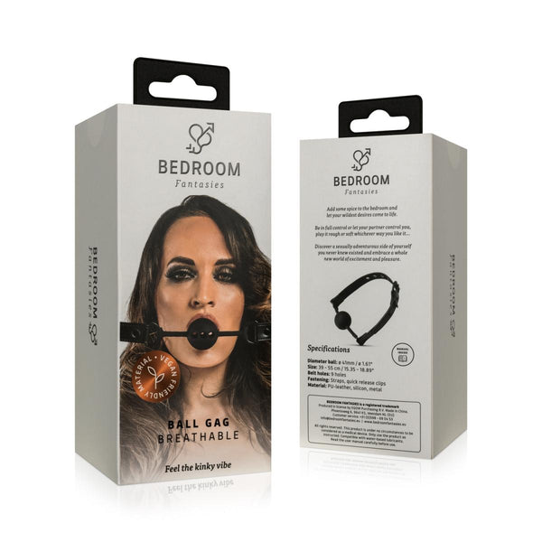 Bedroom Fantasies -  Breathable Silicone ball gag